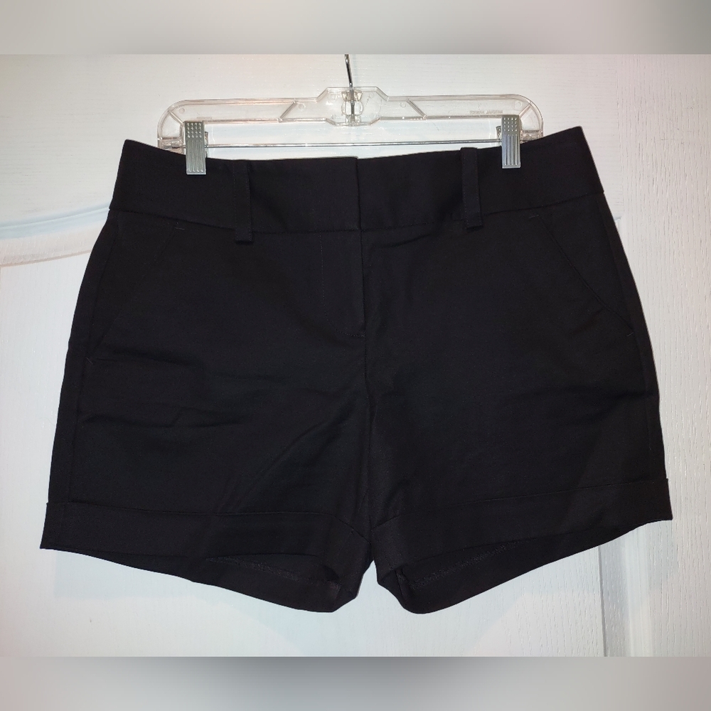 Vince Camuto Black Dress Shorts Size 10 Cotton - Picture 5 of 5